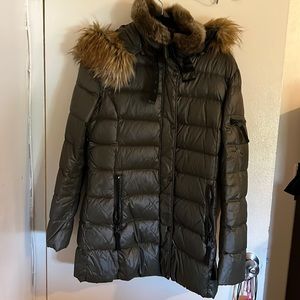 Olive Green S13 Winter Mid Coat